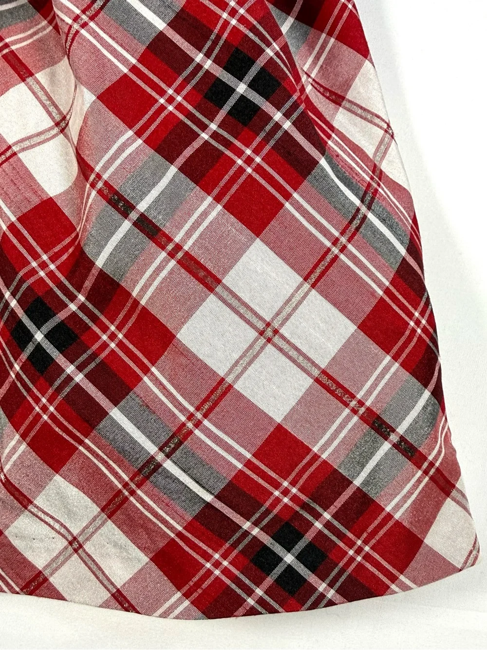 GYMBOREE Girls Holiday Cheer Plaid Tartan Party Dress 5 Christmas‎ Tulle Red Bow